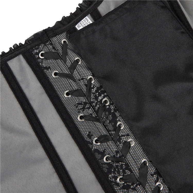 Enchanting Black Lace Off-Shoulder Corset Top | Gothic Romance for Fall & Holiday Parties