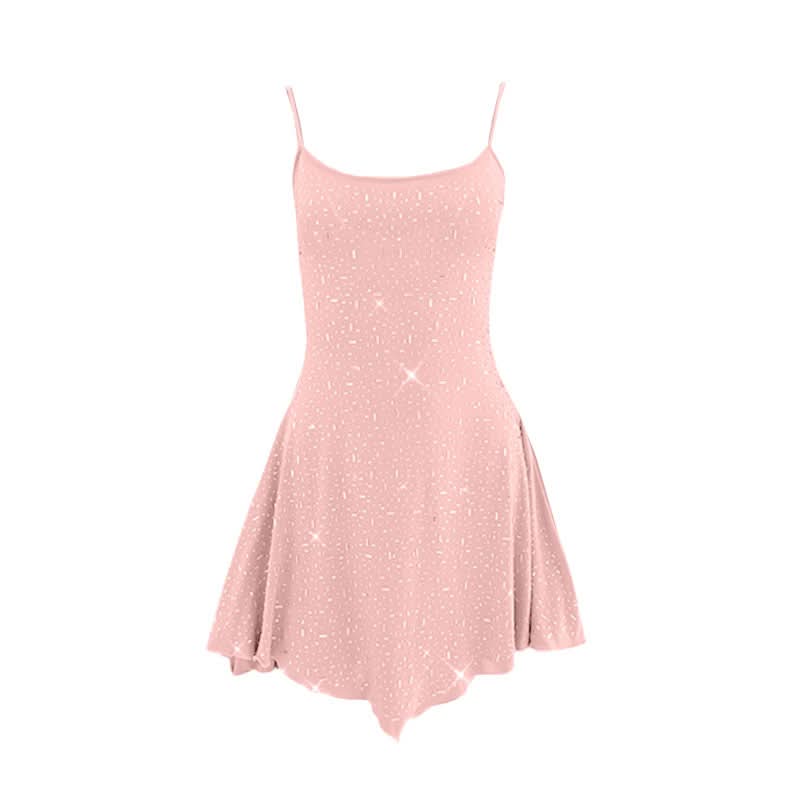 Dazzling Starlight Asymmetrical Cami Mini Dress – Your Go-To for Fall Parties & NYE