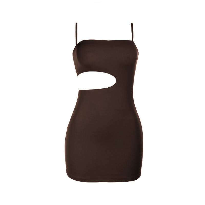 Sultry Side Cut-Out Bodycon Mini Dress – Your Essential for Fall Parties & Holiday Nights