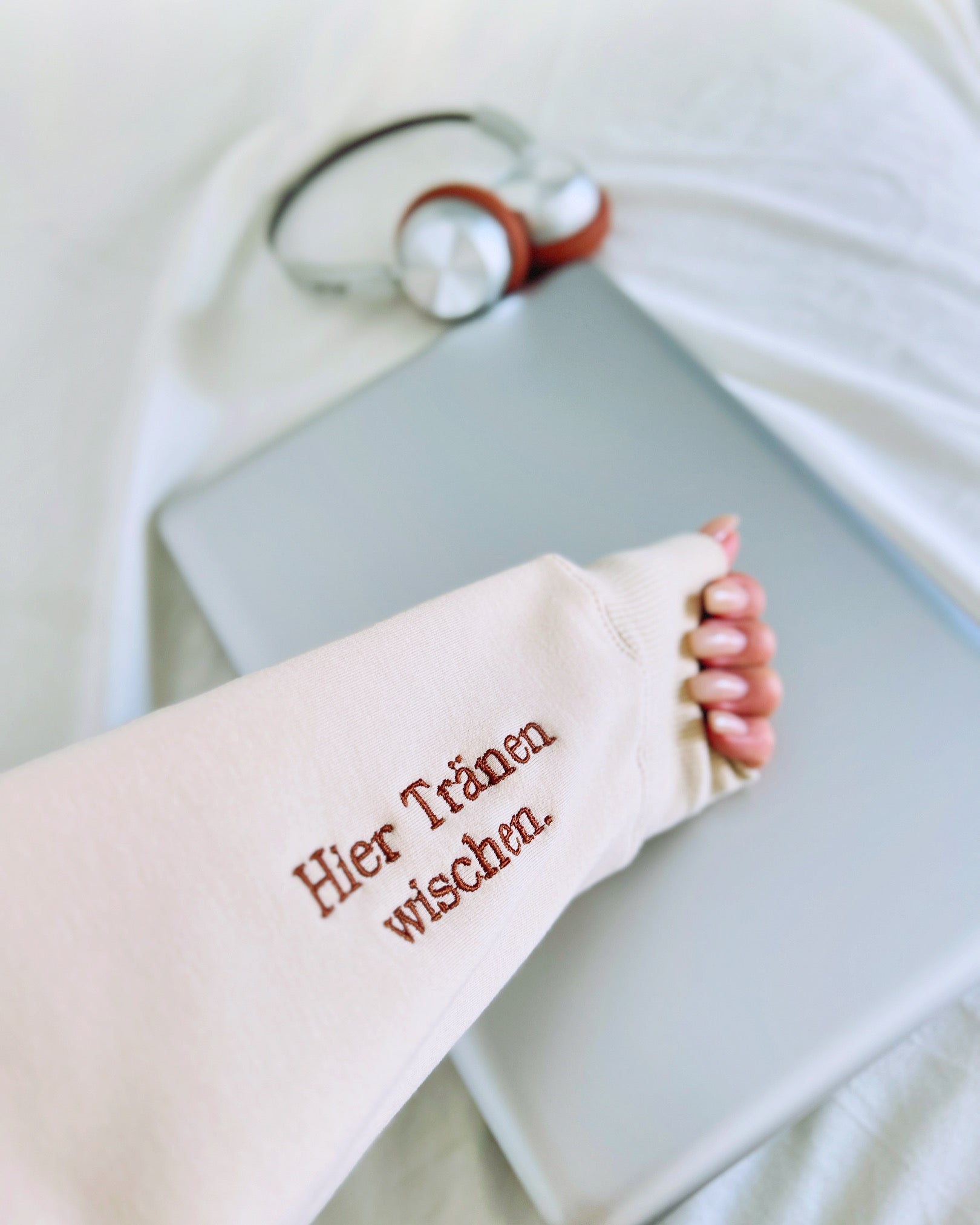 Authentically Cool: "Cool But Emotional" Cozy Crewneck Sweatshirt | Fall & Holiday Comfort