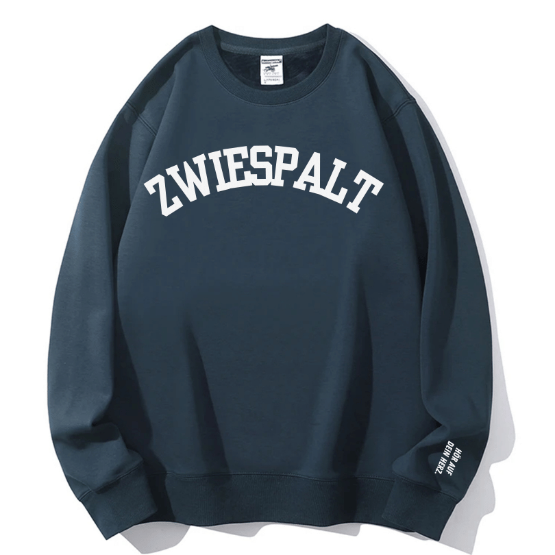 Mindful 'Zwiespalt' Crewneck Sweatshirt - Listen to Your Heart Message | Ultimate Fall/Winter Comfort