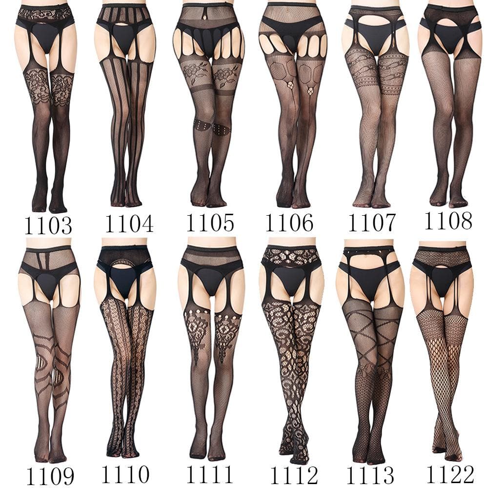 Fall & Holiday Glamour: High Waist Suspender Garter Tights & Pantyhose Collection – Fishnet, Lace & Beyond