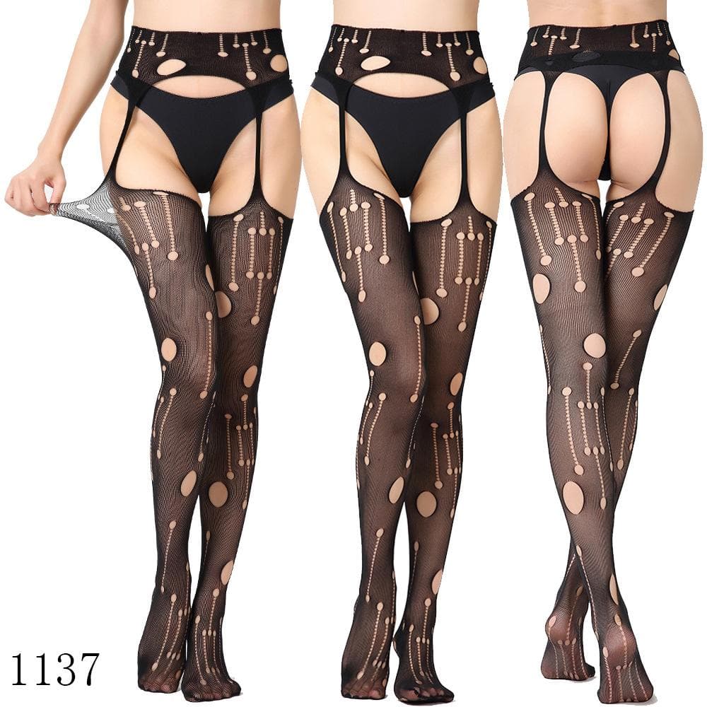 Fall & Holiday Glamour: High Waist Suspender Garter Tights & Pantyhose Collection – Fishnet, Lace & Beyond