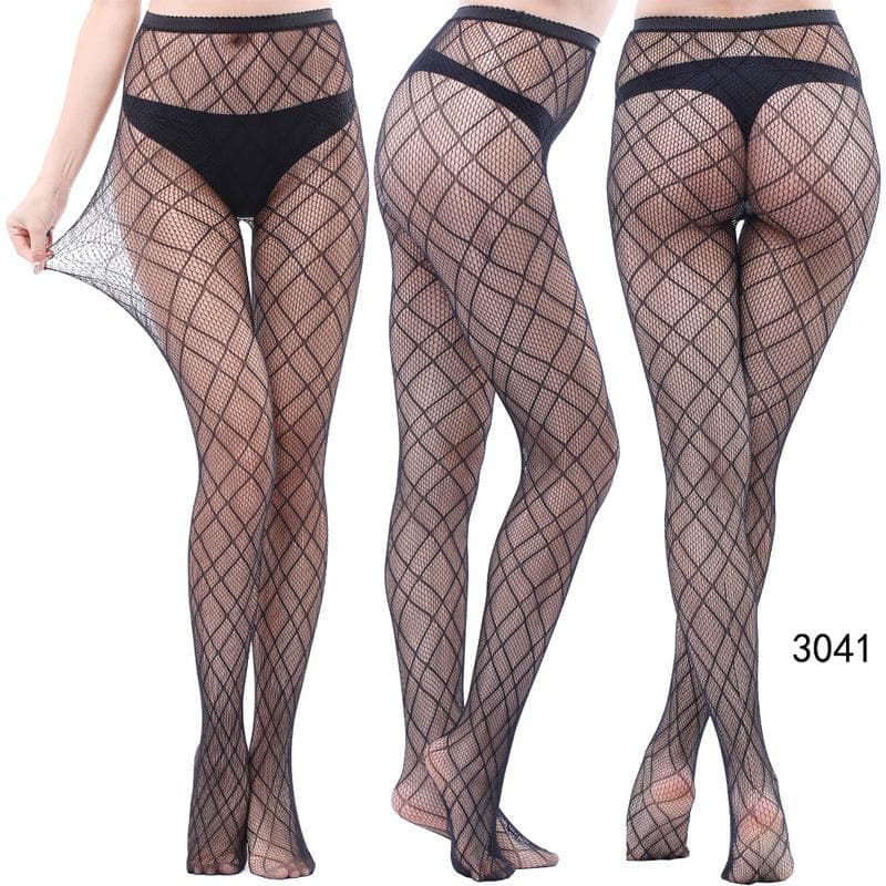 Fall & Holiday Glam: High-Waist Patterned & Fishnet Tights Collection - 12 Chic Styles
