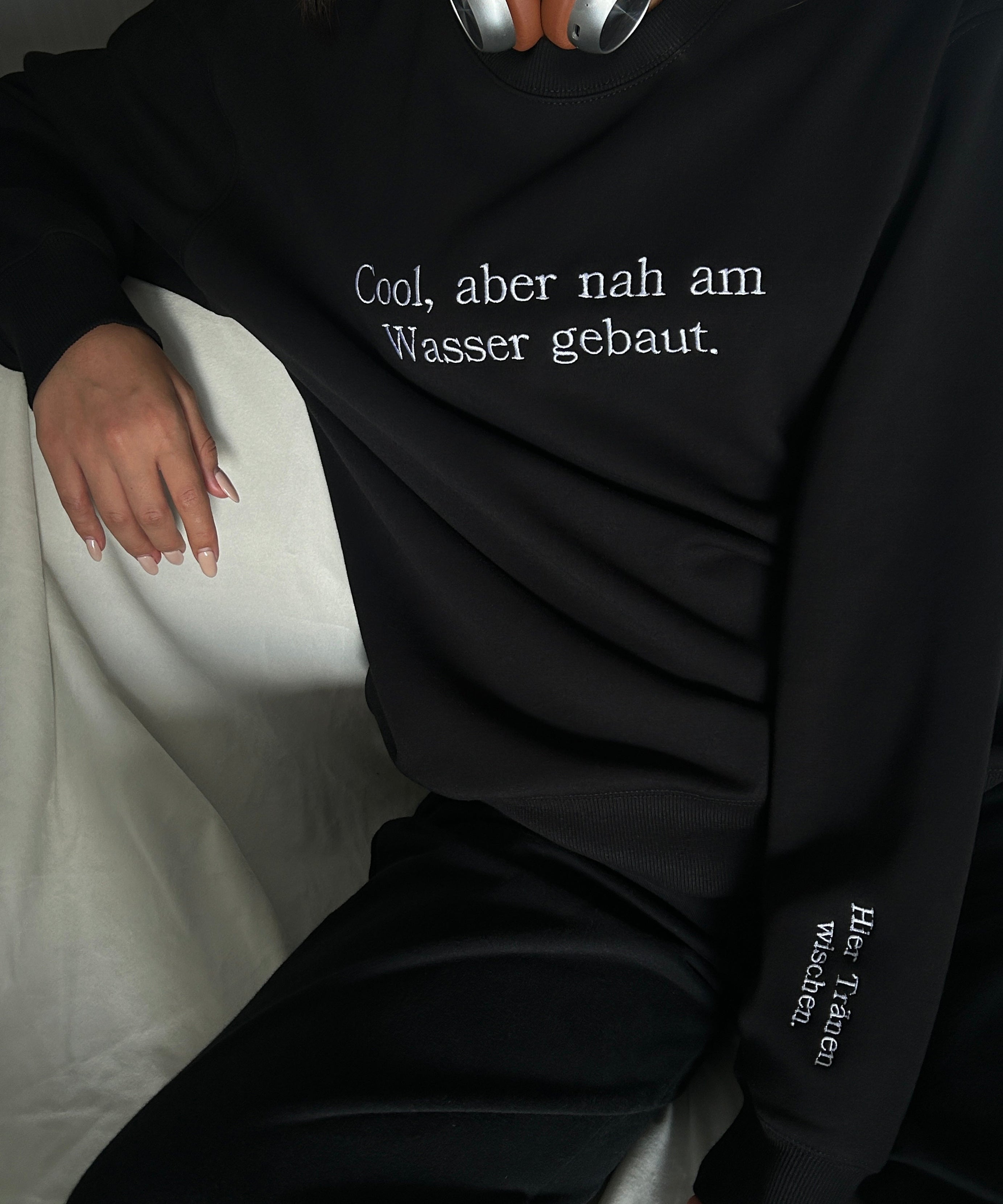 Authentically Cool: "Cool But Emotional" Cozy Crewneck Sweatshirt | Fall & Holiday Comfort