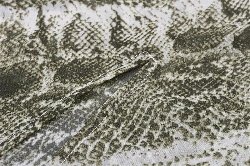 Serpentine Allure: Cowl Neck Snake Print Maxi Slip Dress with High Slit – Your Fall '25 Glam Statement