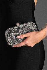 Leventallis Rhinestone Beaded Handbag