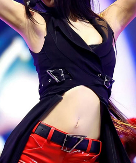 Edgy Inferno Duster Vest: Black Buckle Cut-Out Statement Piece for Fall & Halloween