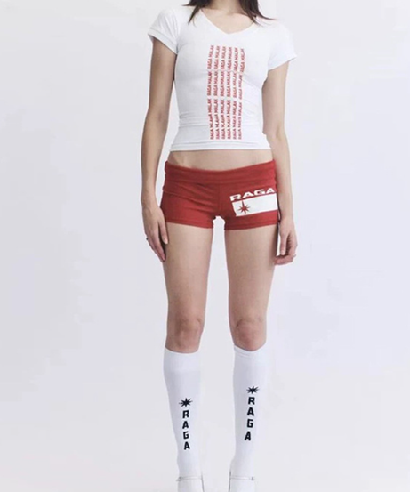 RAGA Retro V-Neck Crop Top: Your Ultimate Fall Game Day & Athleisure Essential