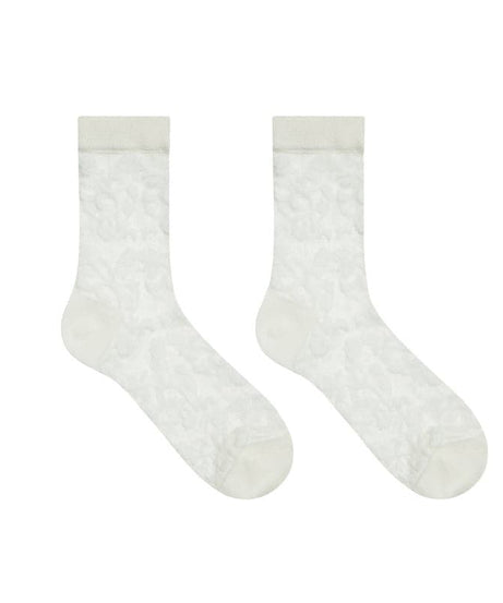 Elegant Floral Lace Sheer Ankle Socks - Perfect for Fall & Holiday Styling