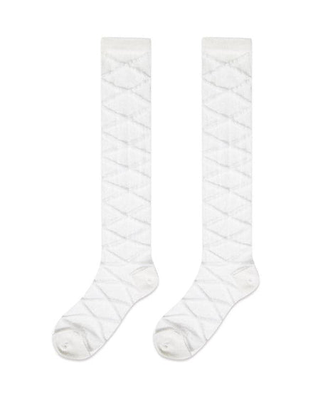 Chic Criss-Cross Knee-High Socks - Balletcore & Coquette Fall Fashion Essential