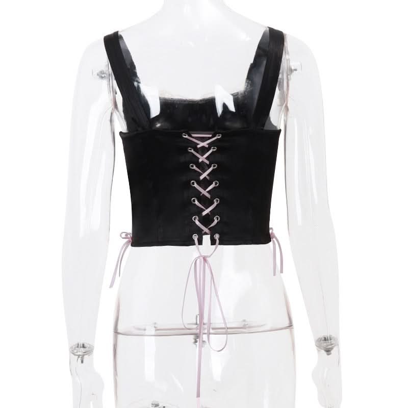 Coquette Pearl & Lace Satin Corset Top - Your Fall Party & Date Night Essential