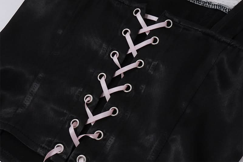 Coquette Pearl & Lace Satin Corset Top - Your Fall Party & Date Night Essential