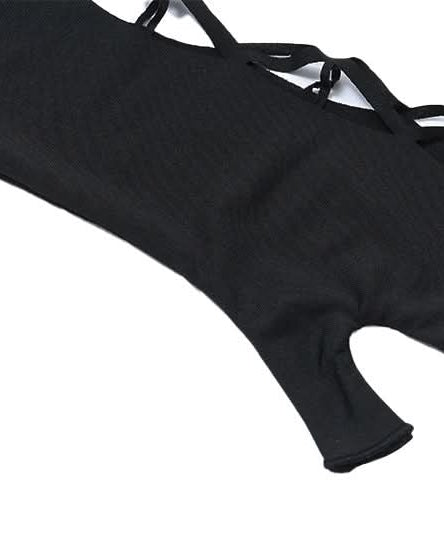 Gothic Glam Spider Web Cutout Bodysuit - High Neck Long Sleeve Halloween & Fall Statement