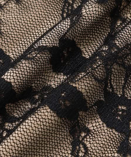 Enchanting Black Lace Maxi Dress | Ruffle Hem Cami for Fall Evenings & Holiday Parties