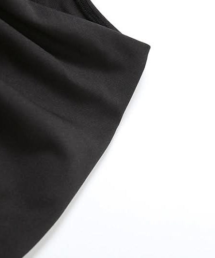 Effortless Elegance: Ruched Black Maxi Skirt for Fall & Holiday Soirées