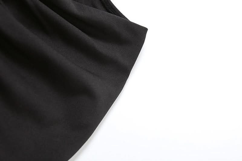 Effortless Elegance: Ruched Black Maxi Skirt for Fall & Holiday Soirées