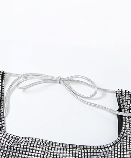 Showstopping Metallic Maxi Skirt Set - Long Sleeve Square Neck Crop Top | Holiday Party & Gala Ready