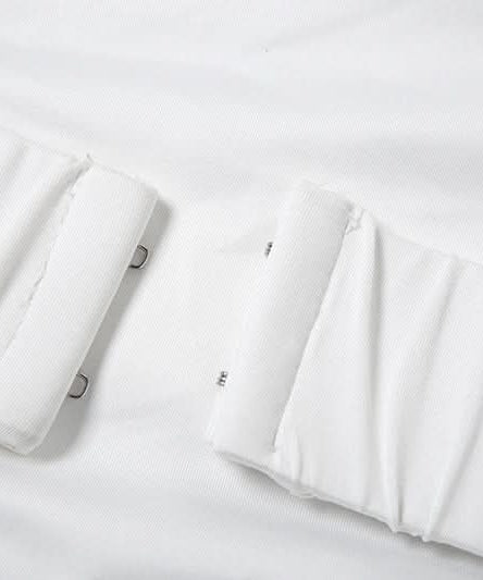 Effortless Elegance: White Ruched Peplum Tube Top – Your Fall & Holiday Go-To