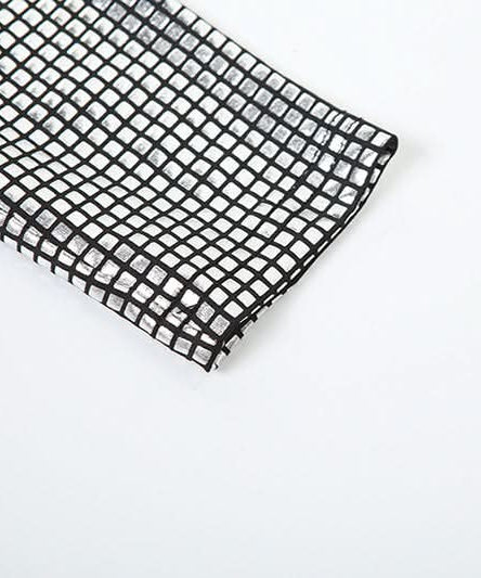 Showstopping Metallic Maxi Skirt Set - Long Sleeve Square Neck Crop Top | Holiday Party & Gala Ready