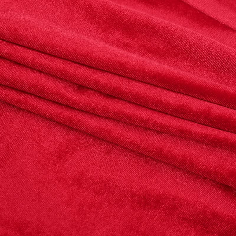Luxe Red Velvet Sweetheart Slit Maxi Dress - Your Glamorous Gown for Holiday Parties & New Year's Eve