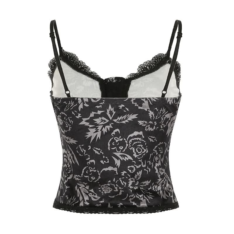 Enchanted Black Velvet & Lace Corset Cami - Gothic Chic Bustier for Fall & Holiday Sparkle