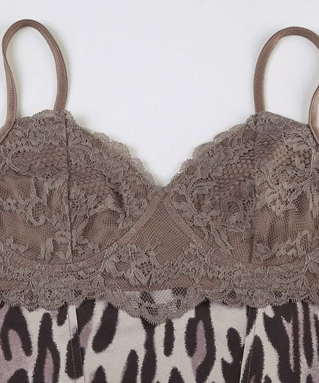 Chic Leopard & Lace Sweetheart Cami Top - Essential Fall Style