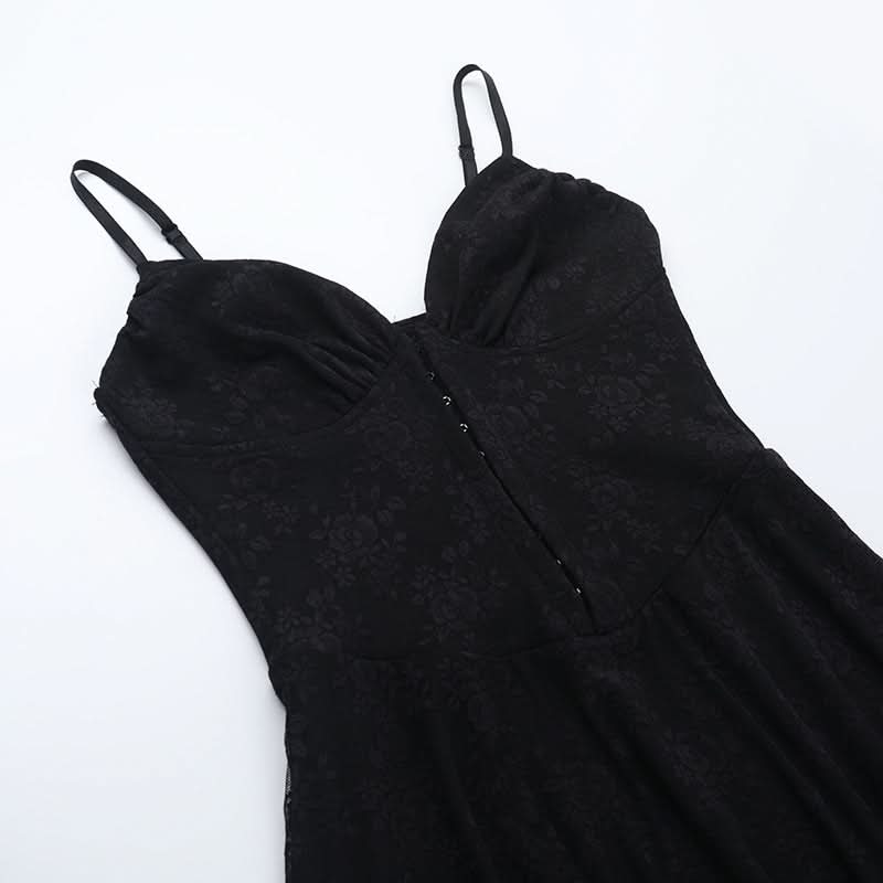 Alluring Black Lace V-Neck Cami Mini Dress – Your Fall & Holiday Party Essential