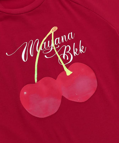 Sweet Cherry Love: Vibrant Red Crop Top | Chic Fall Style for Women