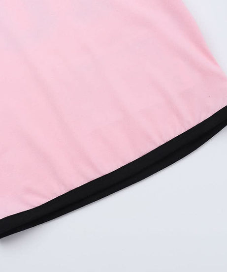 Y2K Pink '10' Athletic Crop Top for Women - Fall Street Style Essential