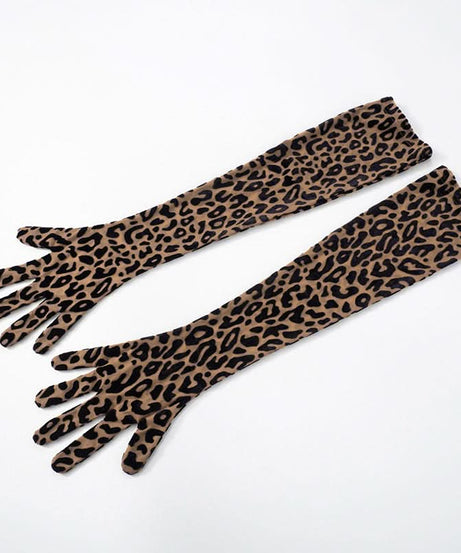 Fierce Leopard Print Strapless Maxi Dress with Integrated Gloves – Your Ultimate Fall & Holiday Party Statement