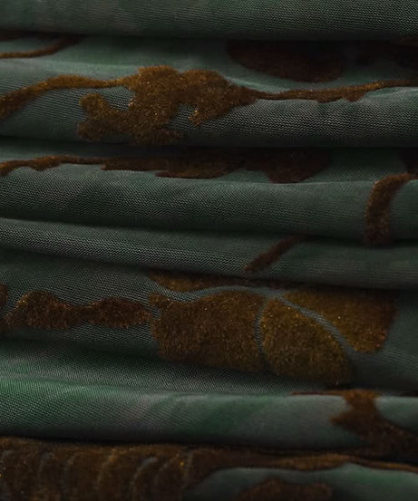 Enchanting Autumn Bloom Velvet Maxi Dress – Elegant Long Sleeve Backless Tie Gown