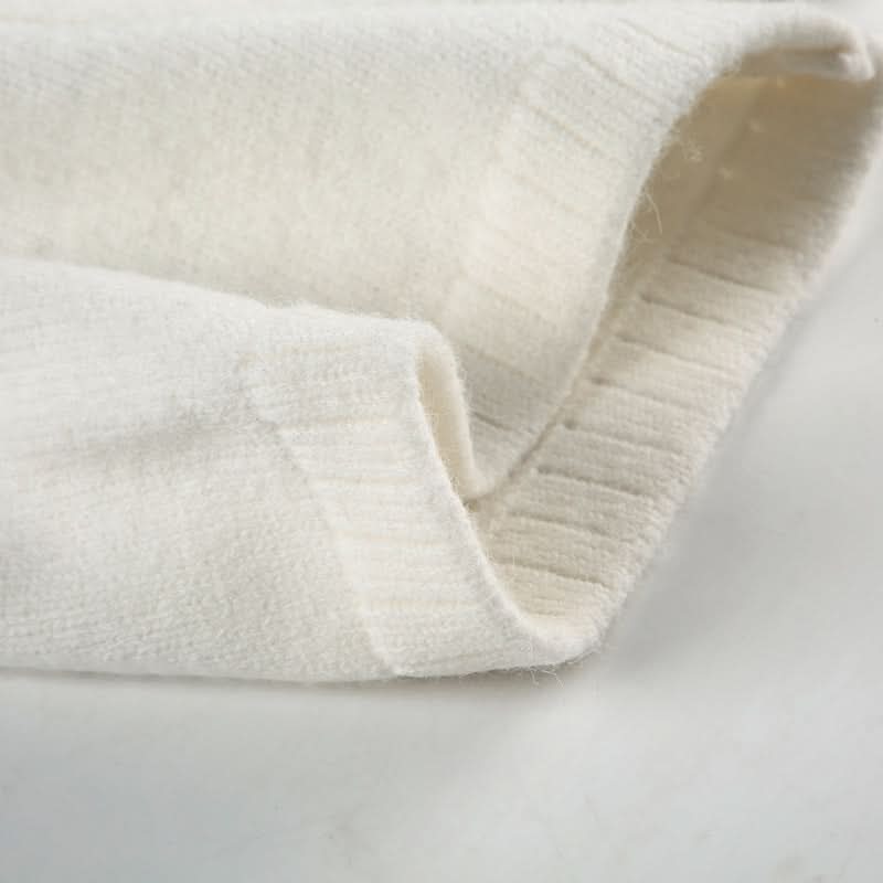 Cozy Knit Drawstring Lounge Shorts with Star Detail - Perfect for Fall