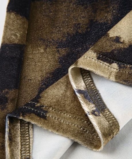 Chic Abstract Camo Maxi Slip Dress – Backless Elegance for Fall Nights