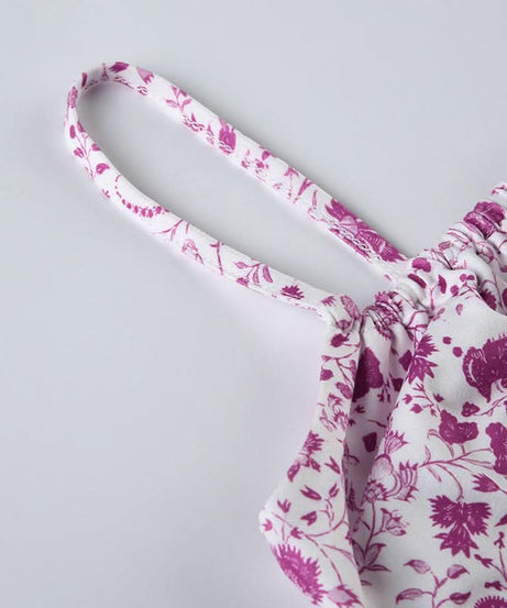 Effortless Chic: Paisley Floral Cami Maxi Dress with Tie-Front - Perfect for Fall Getaways & Layering