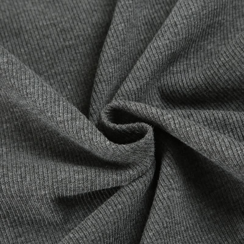 Y2K Mystical Wings Graphic Ribbed Crop Top - Edgy Long Sleeve Fall Essential