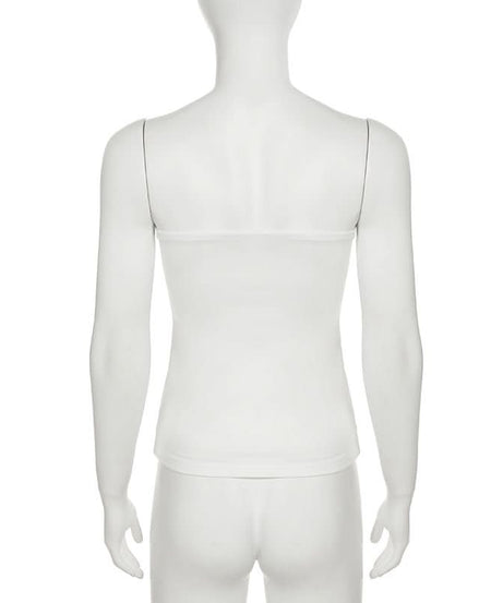 Chic Monochrome Rose Print Strapless Tube Top - Effortless Fall Style