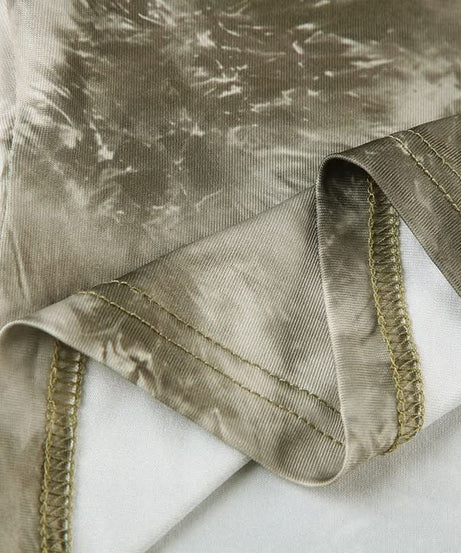 Effortless Chic Sage Tie-Dye Ruched Cami Top - Backless & Ready for Fall