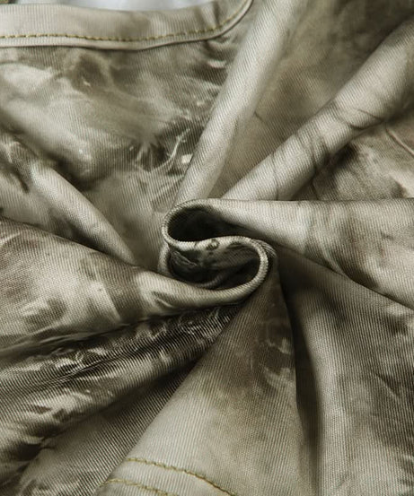 Effortless Chic Sage Tie-Dye Ruched Cami Top - Backless & Ready for Fall