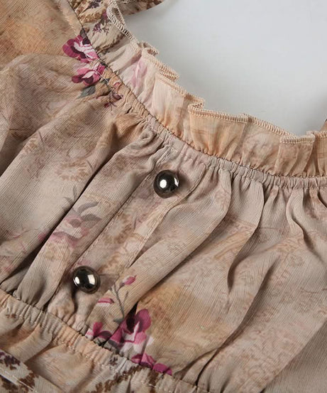 Boho Chic Floral Tie-Waist Cami Top – Your Flattering Fall Fashion Essential