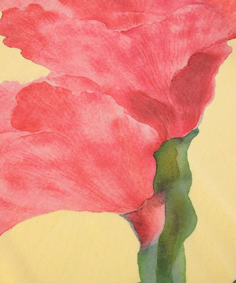 Golden Bloom Asymmetric Halter Maxi Dress - Chic Fall Resort Wear