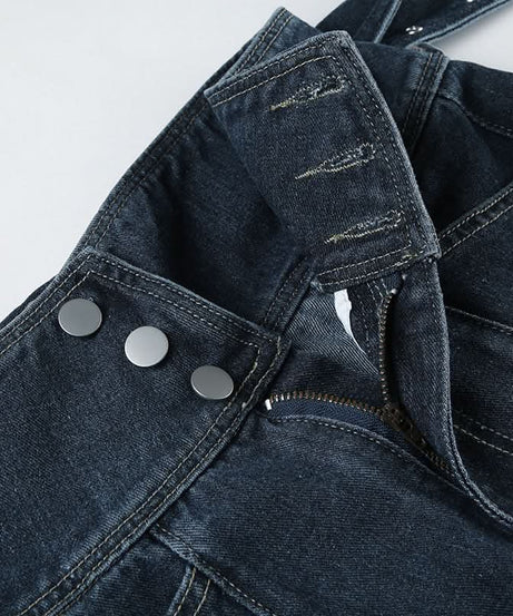 Y2K Revival Dark Wash Denim Maxi Skirt with Statement Studded Belt – Fall 2025 Must-Have