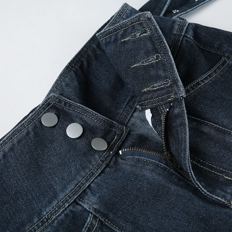 Y2K Revival Dark Wash Denim Maxi Skirt with Statement Studded Belt – Fall 2025 Must-Have