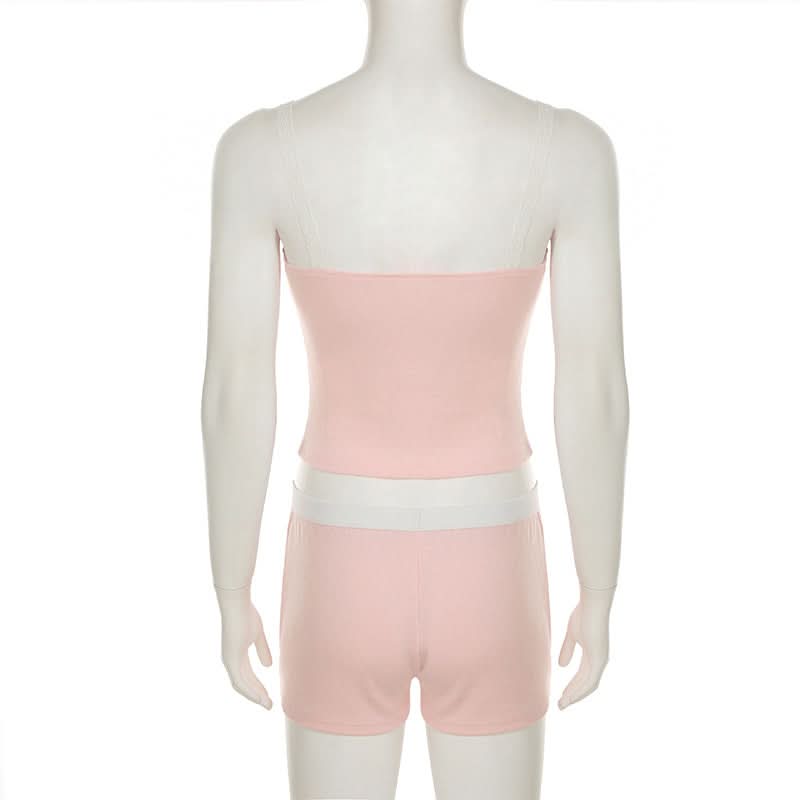 Sweet Dreams Blush Pink Lace Cami & Shorts Set – Cozy Loungewear for American Women