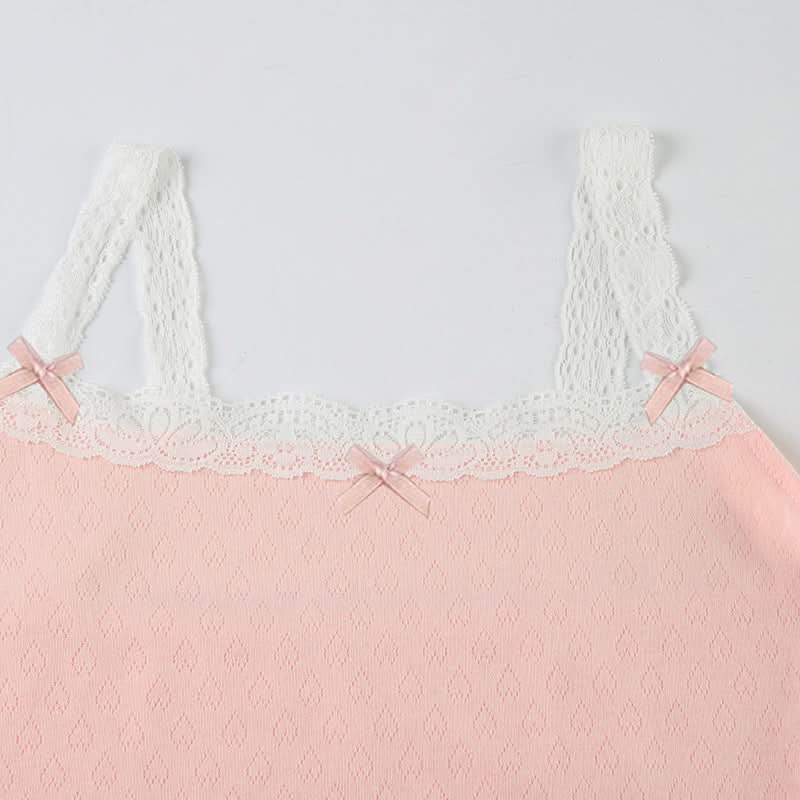 Sweet Dreams Blush Pink Lace Cami & Shorts Set – Cozy Loungewear for American Women