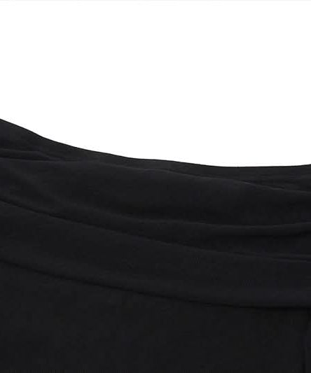 Sultry Black Off-Shoulder Mesh Maxi Dress with Chic Cutout - Your Ultimate Holiday Party & Evening Look