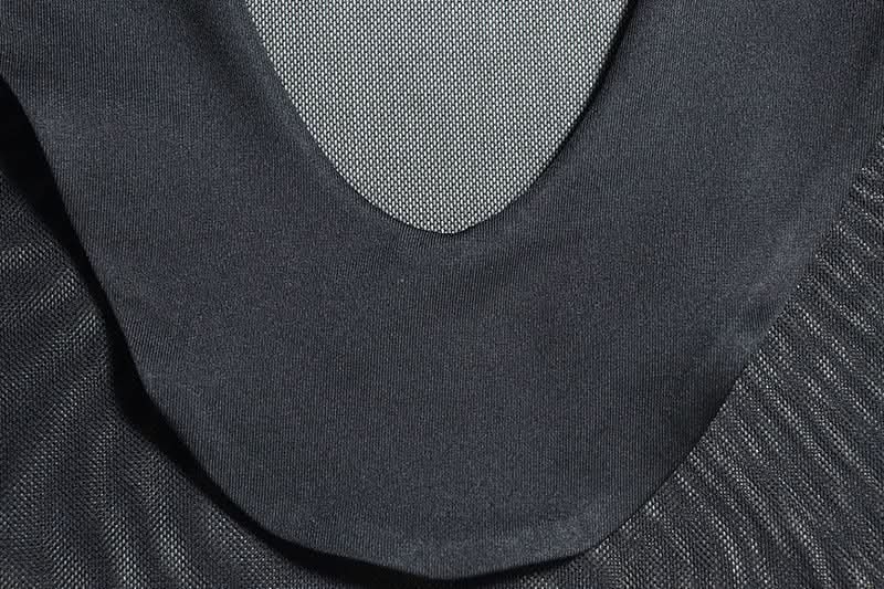 Sultry Black Mesh Illusion Maxi Dress – Long Sleeve Evening & Holiday Party Gown