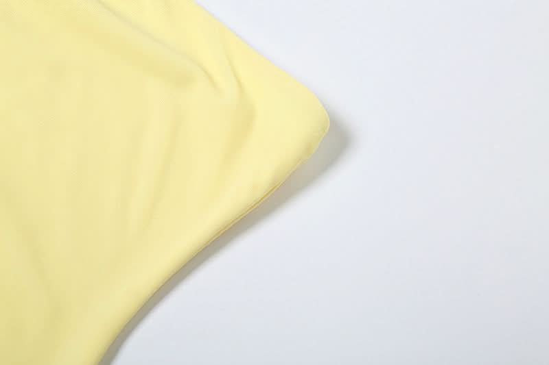 Radiant Golden Hour Strapless Maxi Dress with Sheer Flowy Skirt