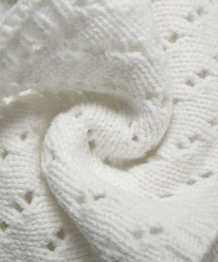 White Celestial Star Crochet Halter Crop Top | Vacation & Resort Ready Women's Style