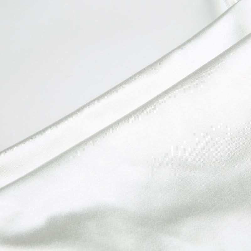 Siren Flowy Satin & Lace Mini Dress - Chic Fall Party & Holiday Glam